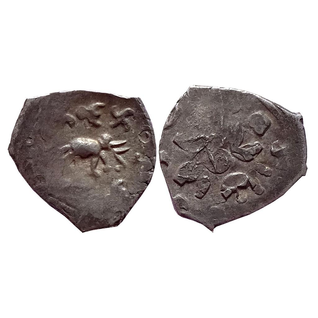 Ancient Saurashtra Janapada Silver 1/4 Karshapana