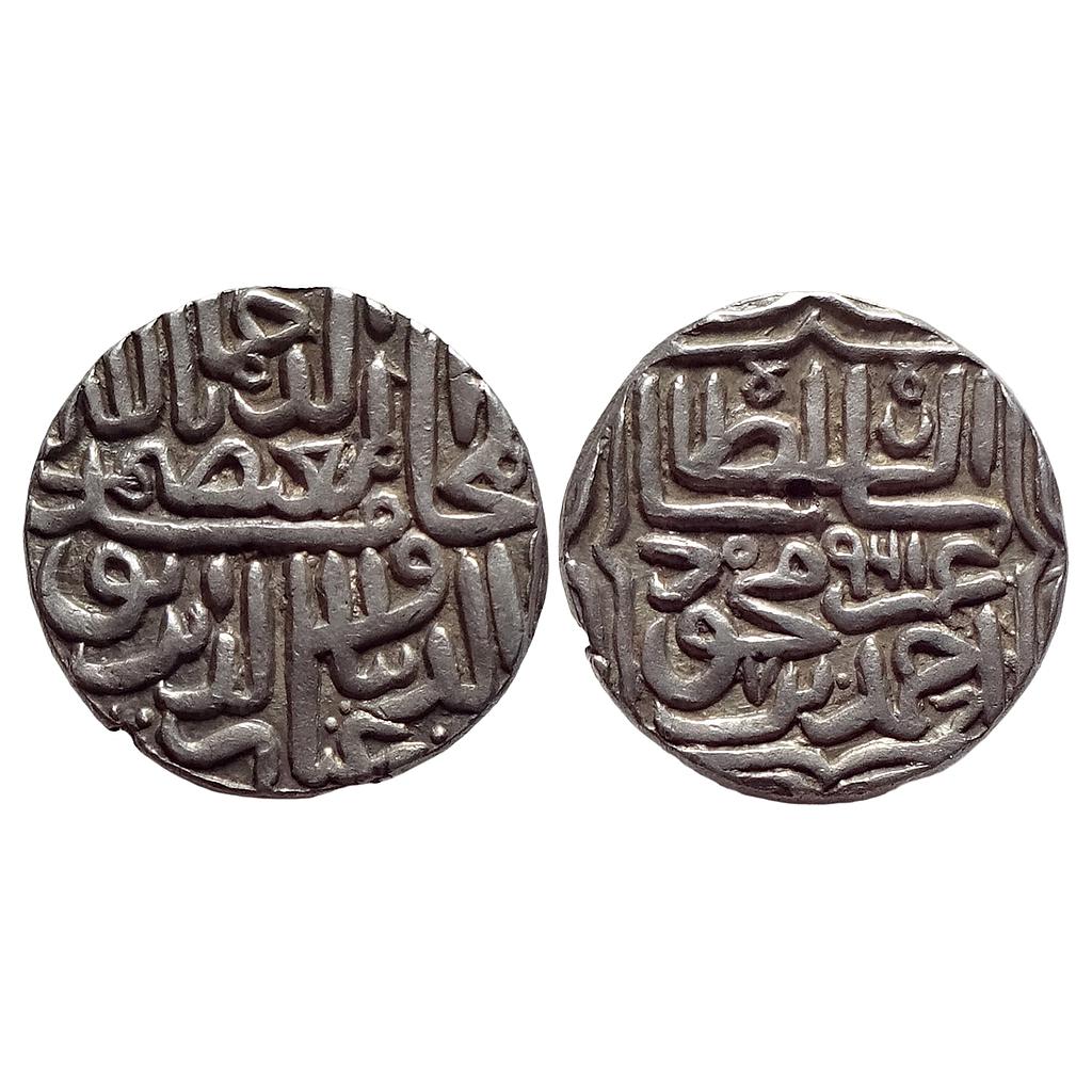 Gujarat Sultan Ghiyath al-Din Ahmad III Silver Tanka