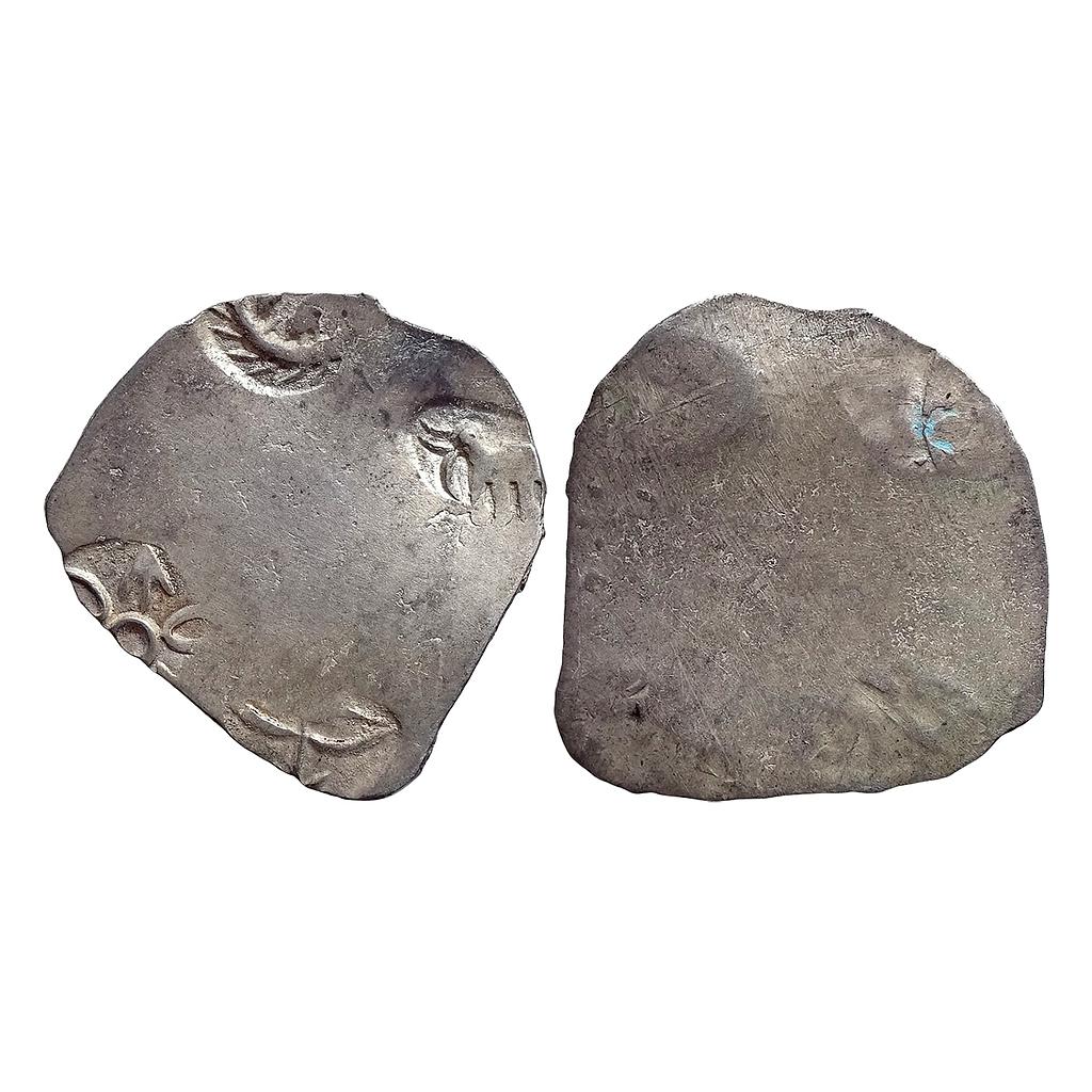 Ancient Punch Marked Coinage from Son Valley Usually attributed to Vatsa Mahajanapada Early Series ABCD Type Silver Karshapana standard