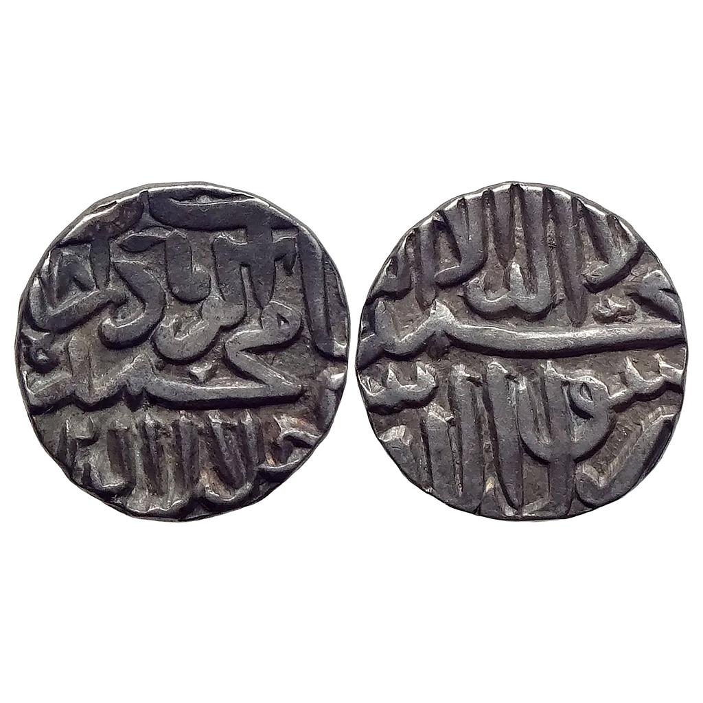 Mughal Akbar provincial issue Malwa types Silver Tanka