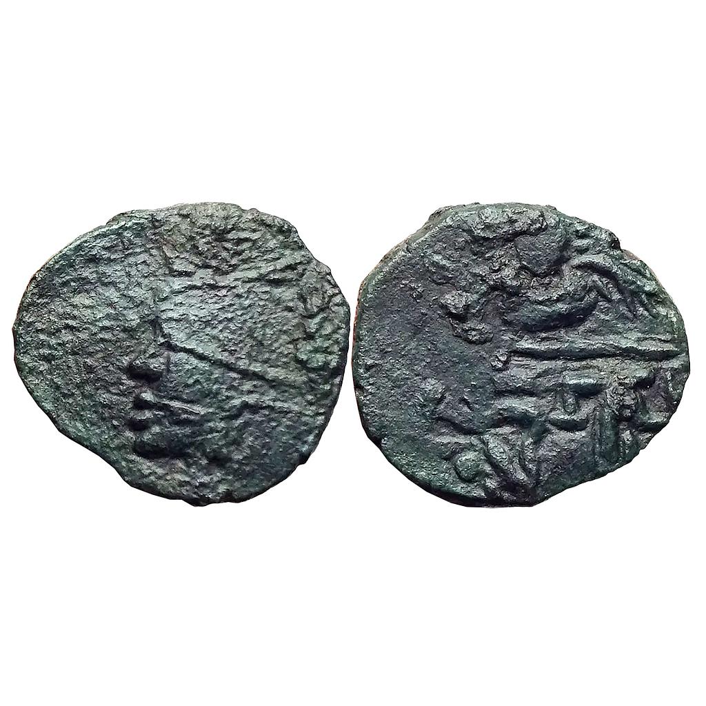 Ancient Gupta Dynasty Chandragupta II Bust type Copper Unit