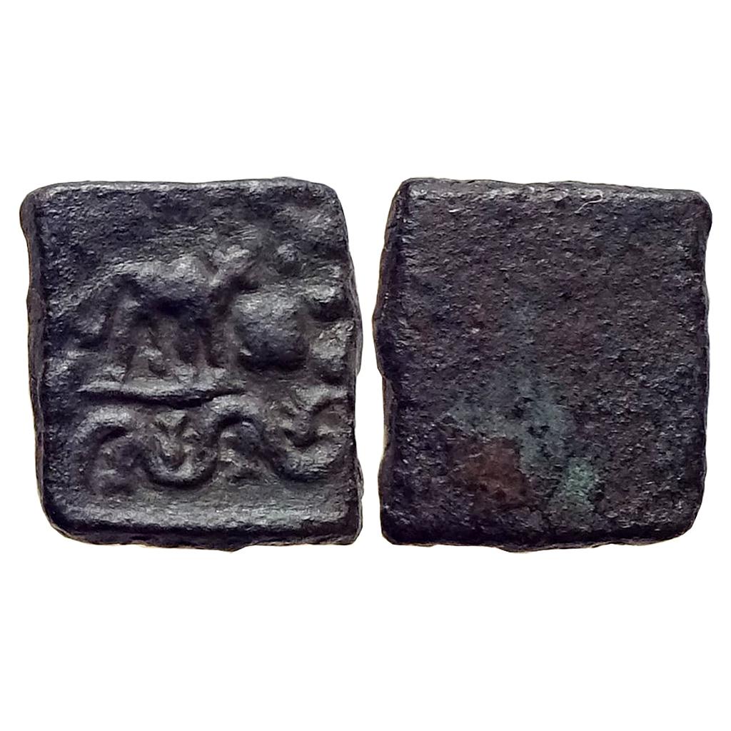 Ancient Vidarbha Region Bhadra Dynasty Damabhadra Copper Unit