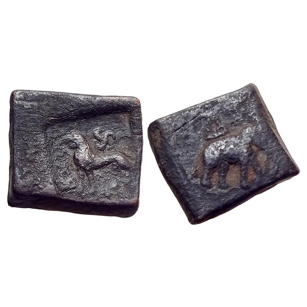 Ancient Taxila Region Lion-Elephant type Copper Unit
