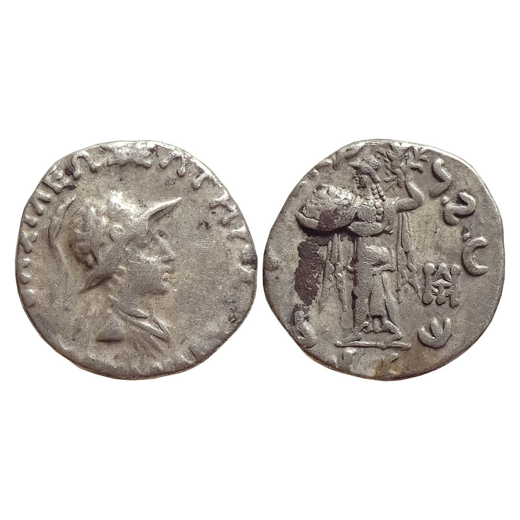 Ancient Indo-Greeks Menander I Silver Drachm
