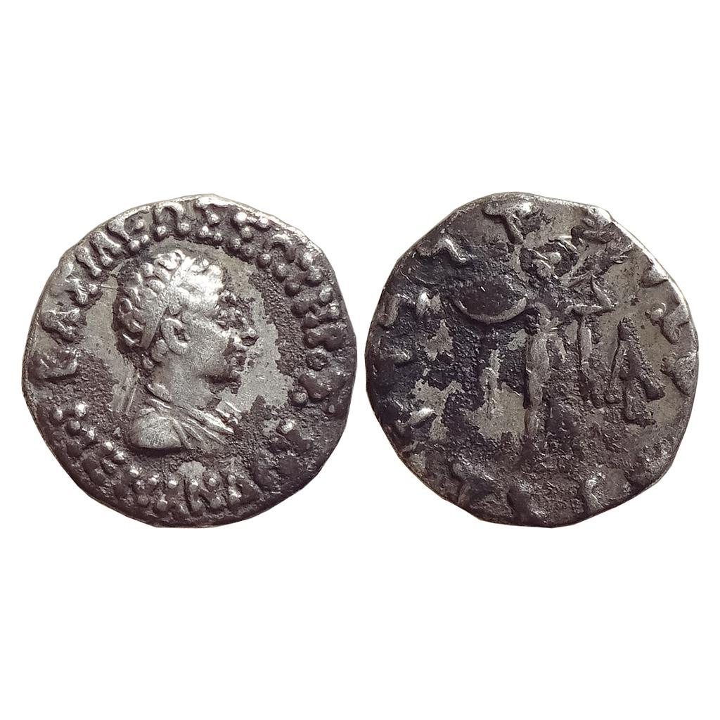 Ancient Indo-Greeks Menander I Silver Drachm