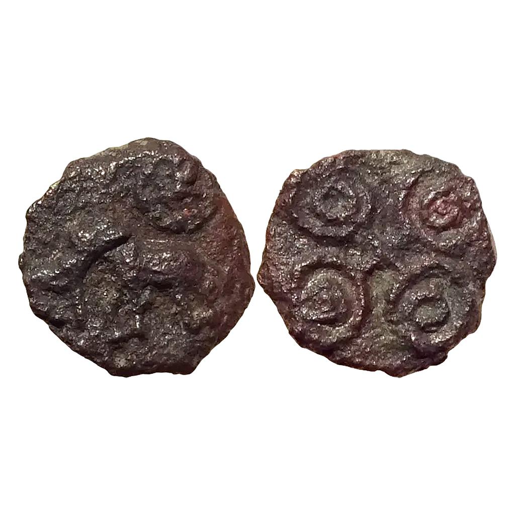 Ancient Kaushambi Region Copper Fractional Unit