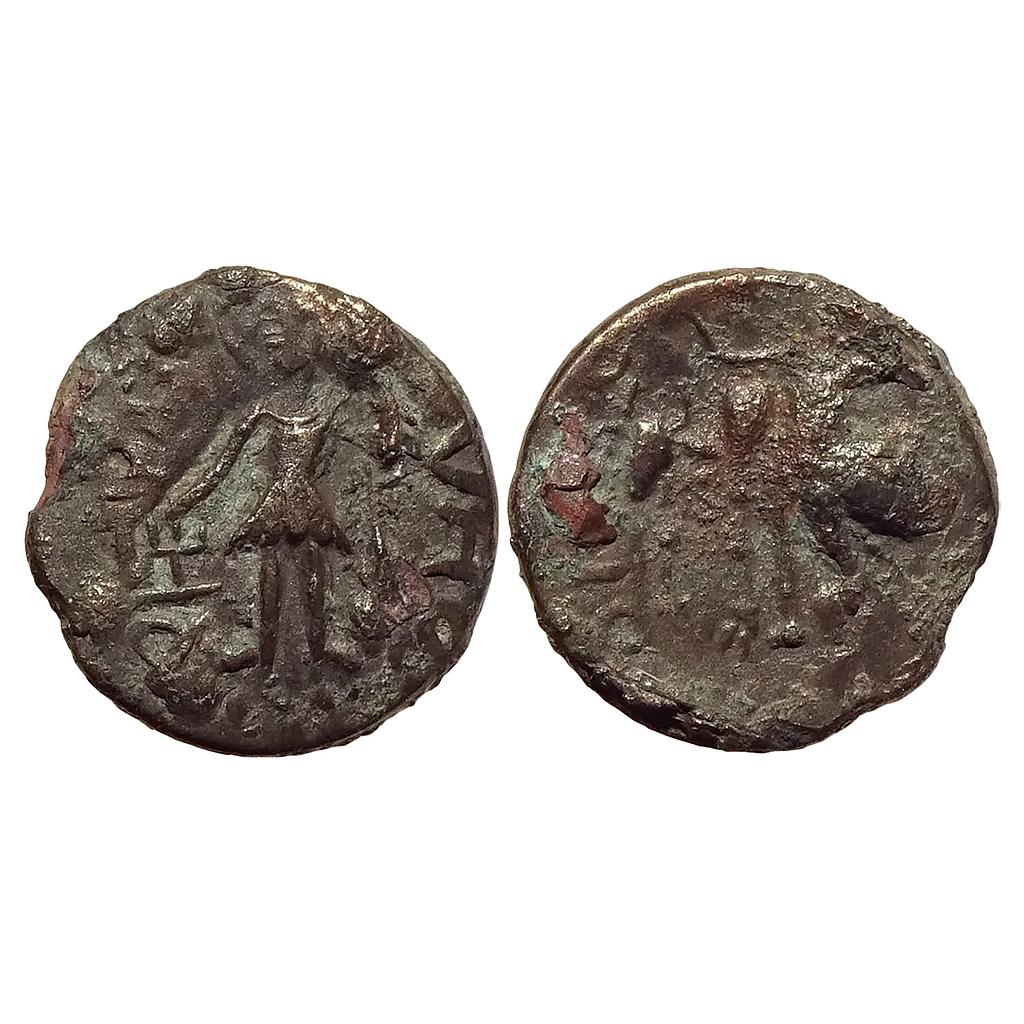Ancient Kushanas Vasudeva I Copper Drachm