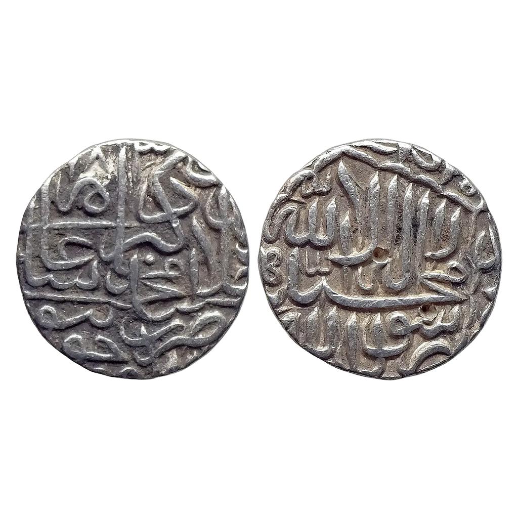 Mughal Akbar Dar al-Khilafat Jaunpur Mint Silver Rupee