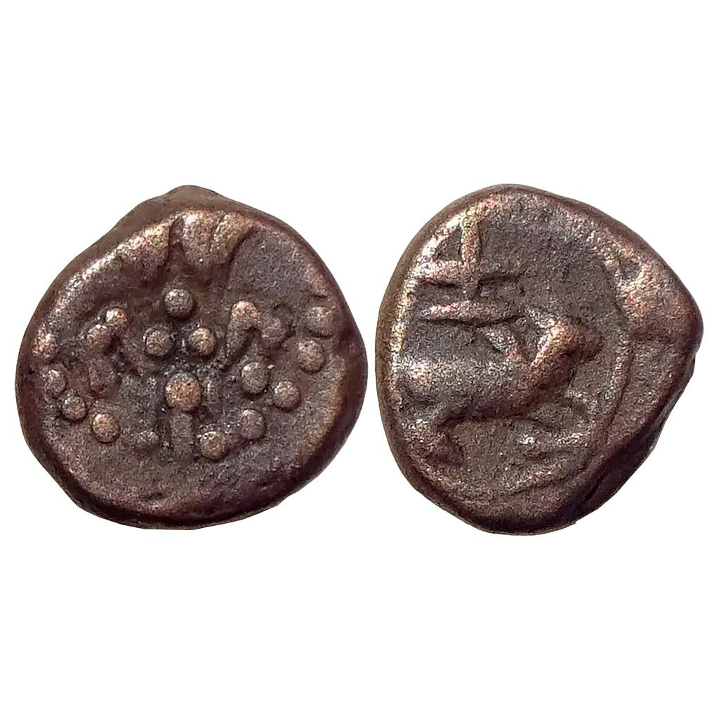 Hindu Medieval Vijayanagar Feudatories Tanjavur Nayakas Copper Kasu