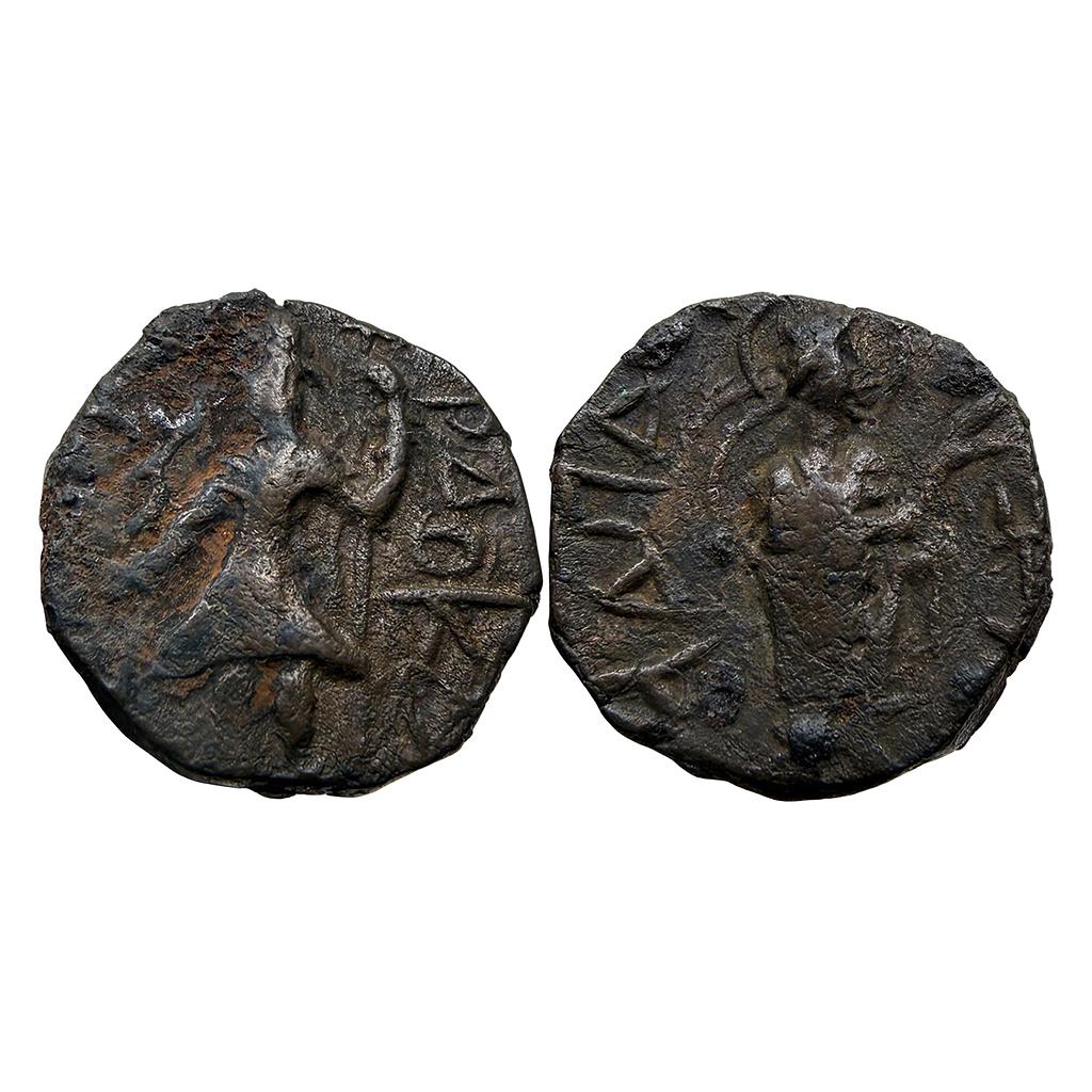 Ancient Kushanas Kanishka I Copper Drachm