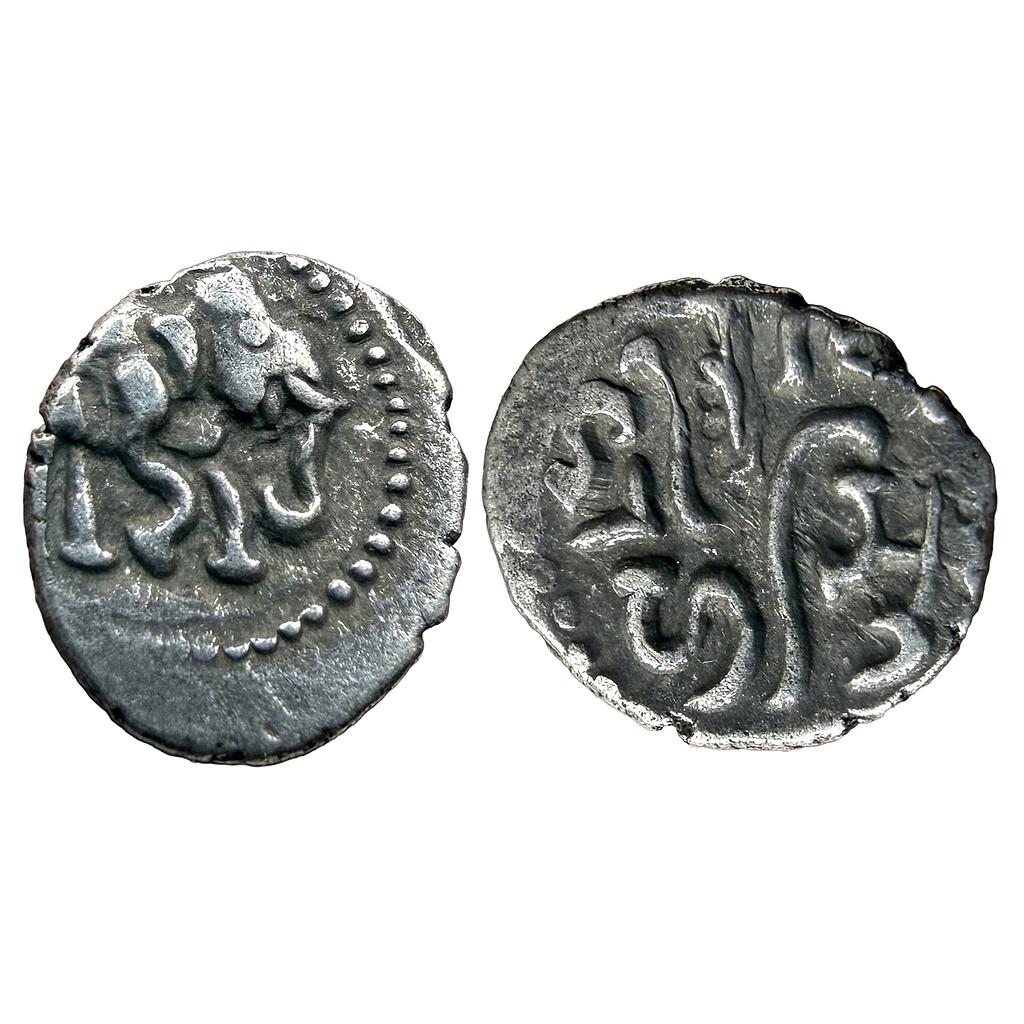Hindu Medieval Chalukyas of Gujarat Ranahasti Silver Dramma