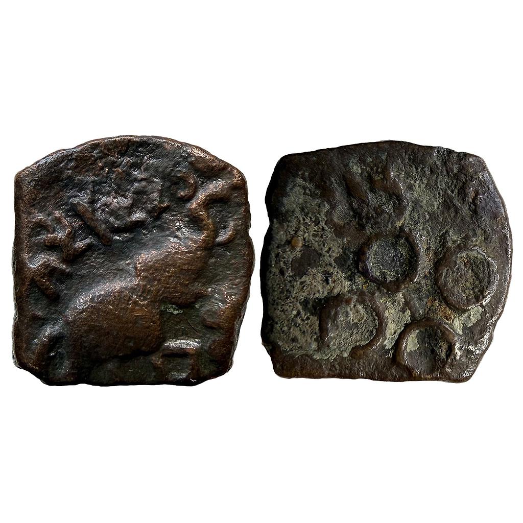 Ancient Vidarbha Satavahanas Siri Satavahana Copper Unit