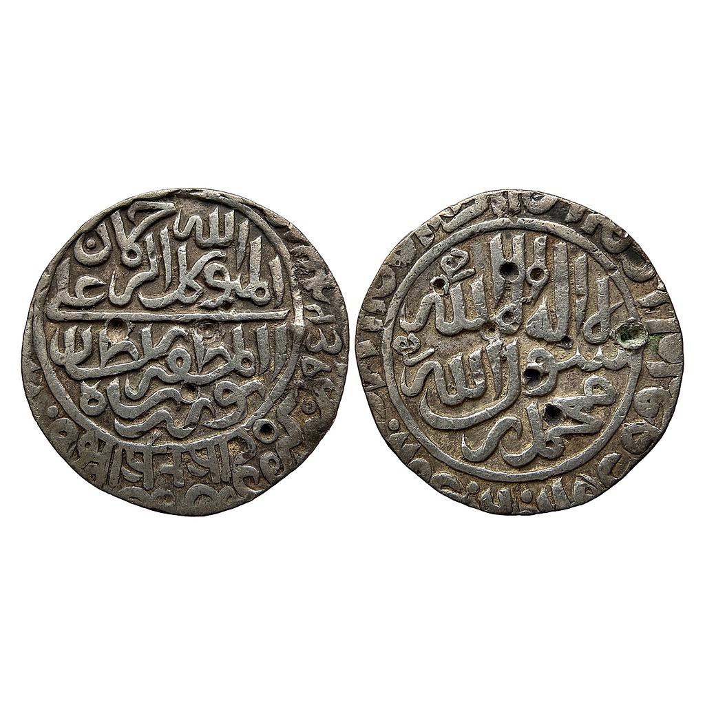 Delhi Sultan Sher Shah Suri Qila Shergarh Mint al-Mutawakkil type Silver Rupee