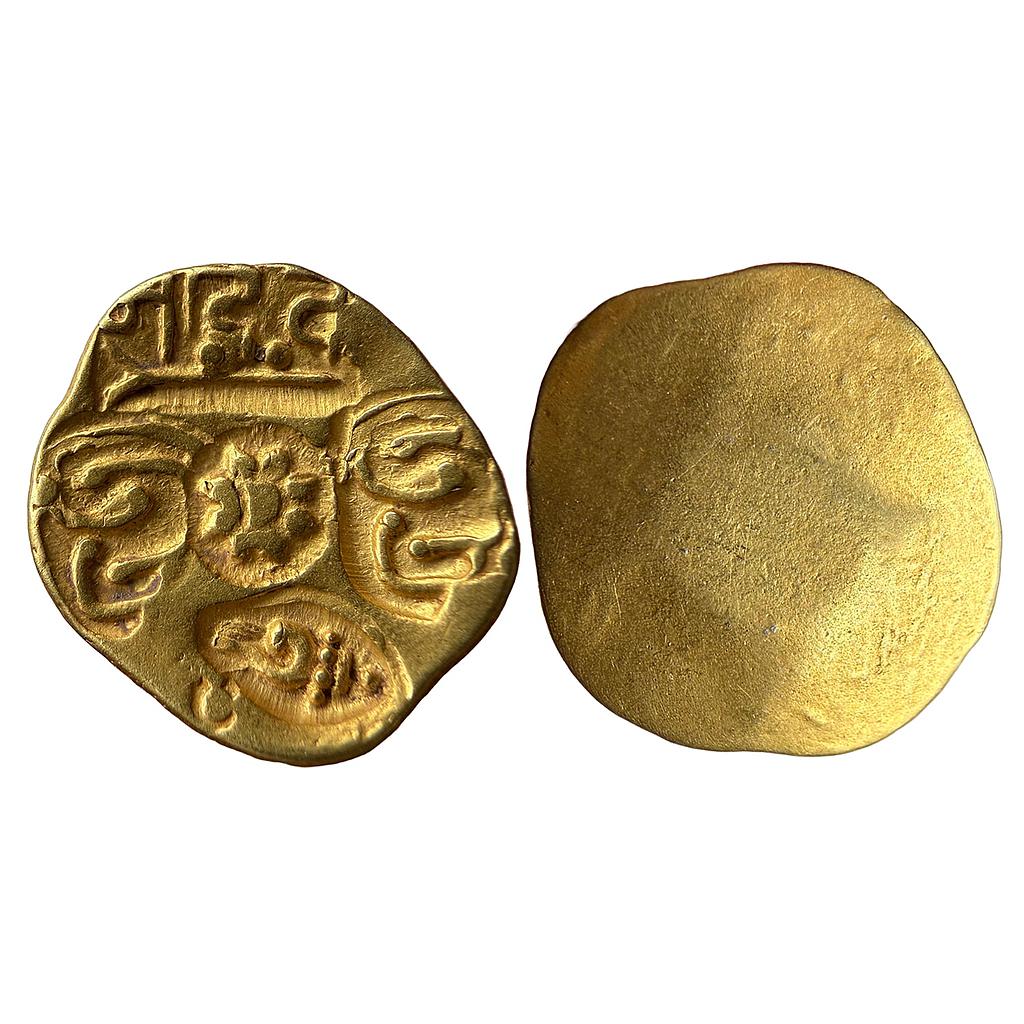 Hindu Medieval Yadavas of Devagiri Bhillama V Gold Padmatanka