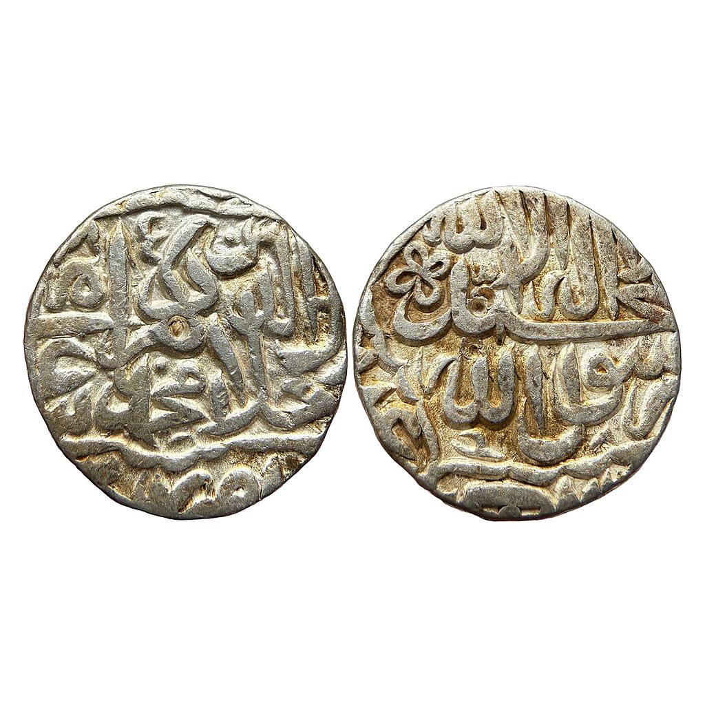 Mughal Akbar Dar al-Khilafat Jaunpur Mint  Silver Rupee