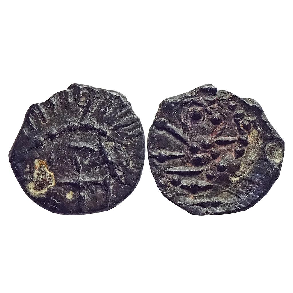 Ancient, Post-Vakataka, Khandesh Region, Local Ruler issue, Copper base Alloy