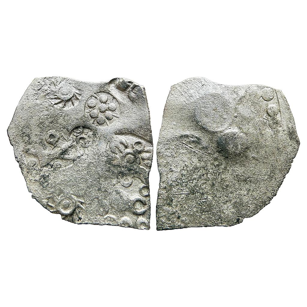 Ancient Punch Marked Coinage From Lower Middle Ganga Valley Magadha Mahajanapada Series 1 Silver Karshapana