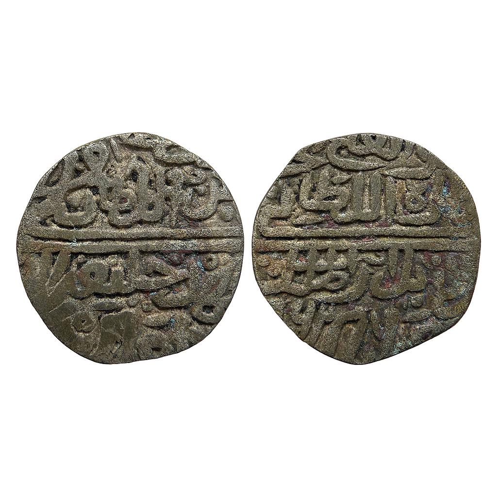 Malwa Sultan Ghiyath Shah as heir apparent Dar al-mulk Shadiabad Mint Billon Tanka of 96 Rati
