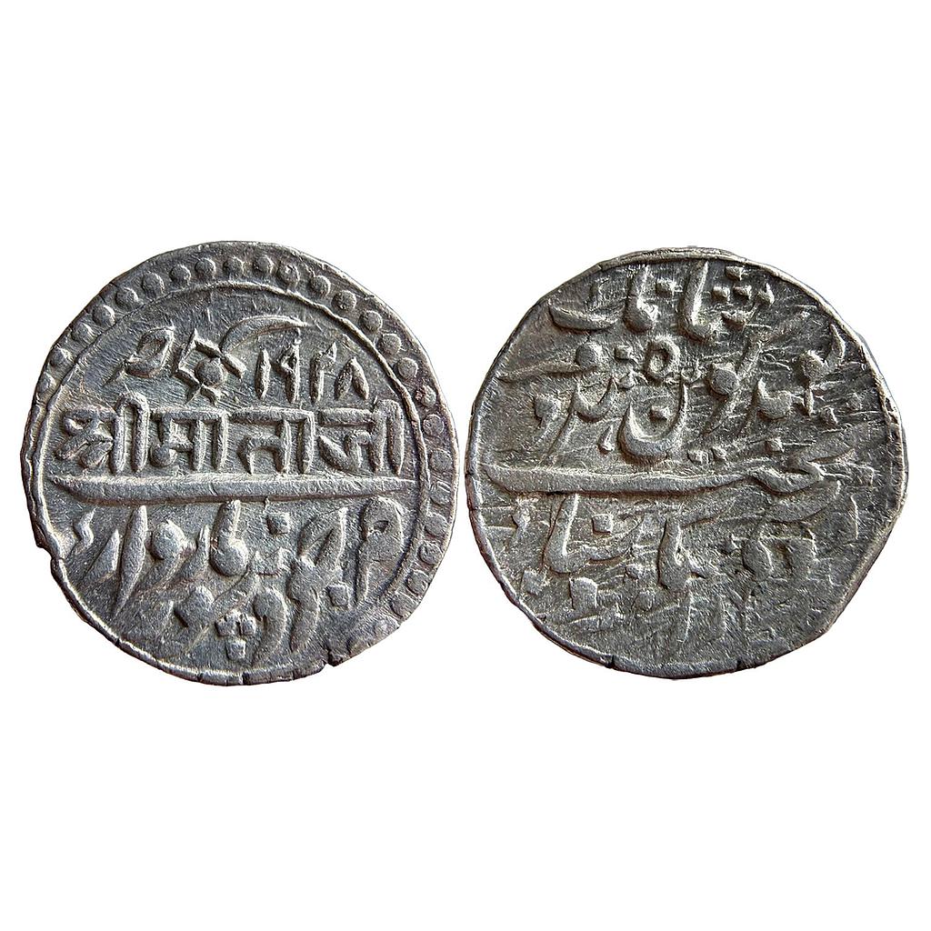 IPS Jodhpur State Takhat Singh INO Queen Victoria Jodhpur Marwar Mint Silver Rupee