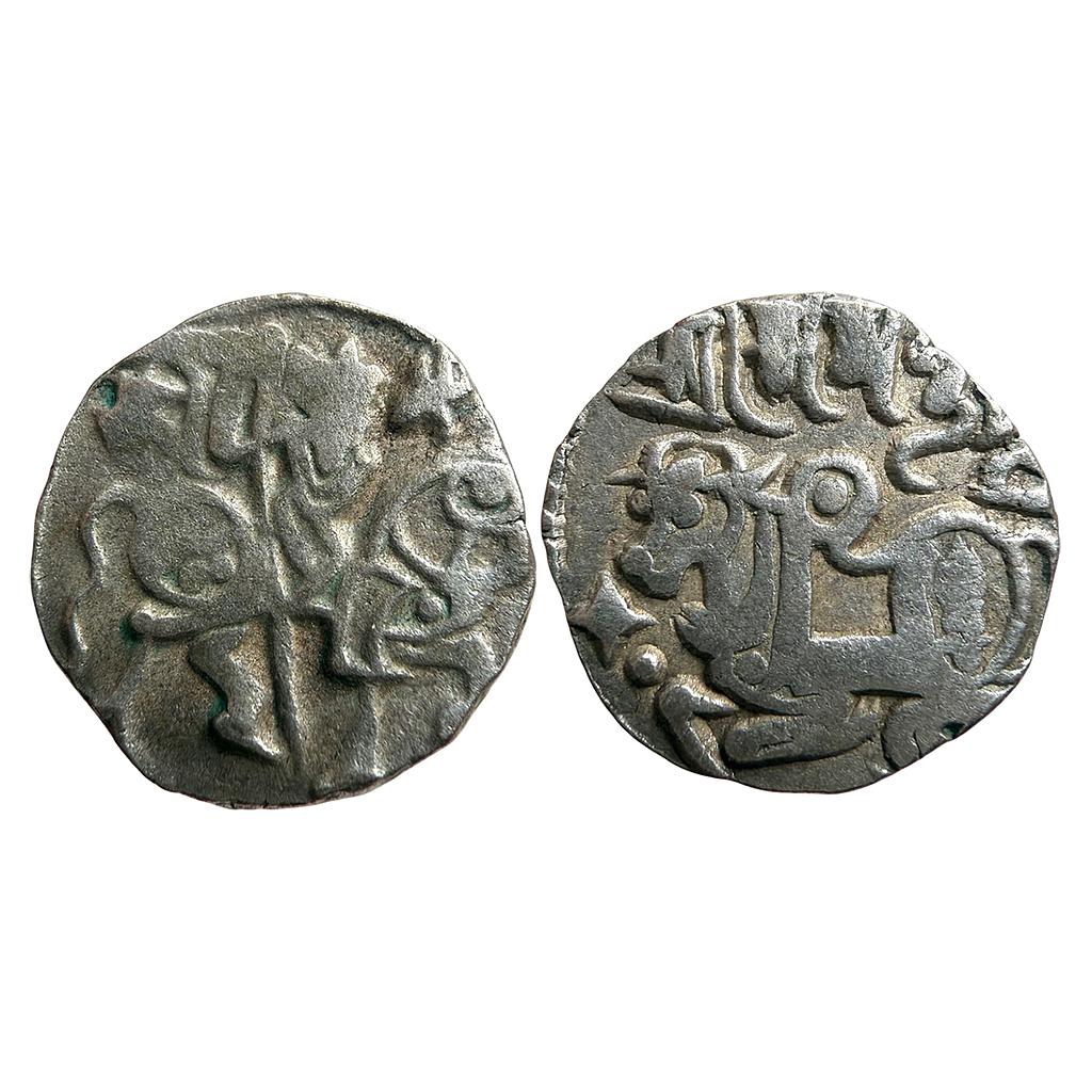 Hindu Medieval Hindu Shahi rulers of Oahind dynasty Shri Samantadeva Silver Jital