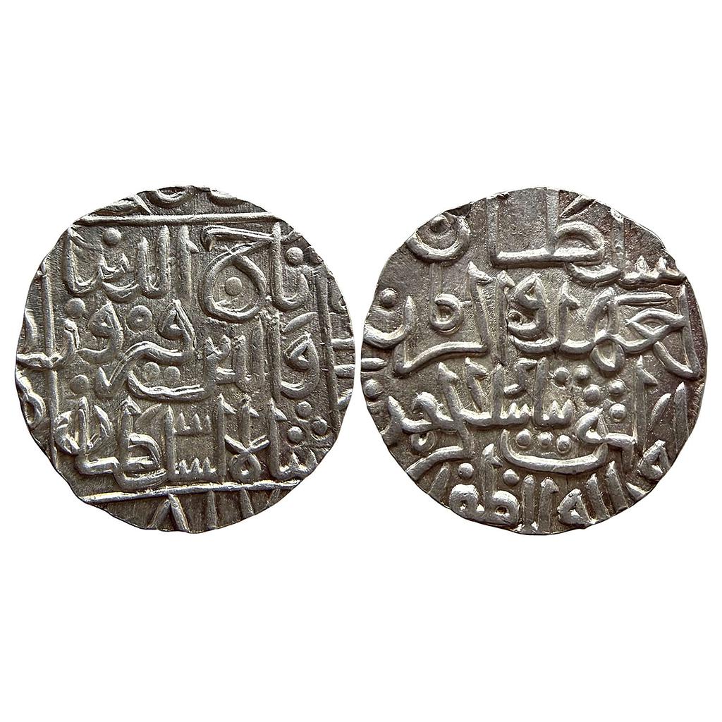 Bahamani Sultan Taj ud din Firuz Hadrat Ahsanabad Mint Silver Tanka