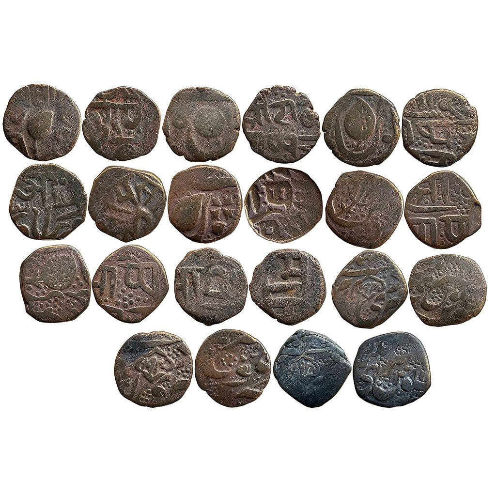 IK Sikh Empire Set of 11 Coins Copper Paisa