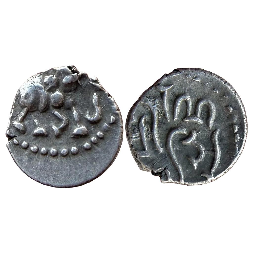 Hindu Medieval Chalukyas of Gujarat Ranahasti Silver Dramma