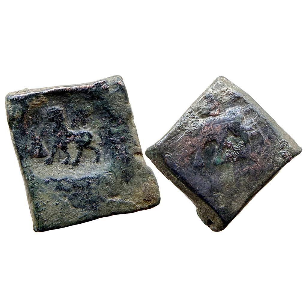 Ancient Taxila Region Lion-Elephant type Copper Unit