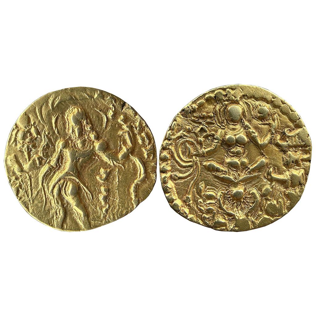 Ancient Guptas Chandragupta II Archer type Gold Dinar