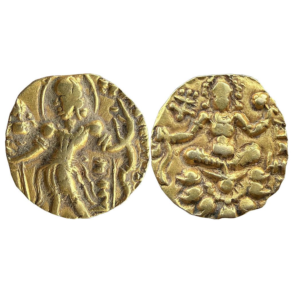 Ancient Guptas Chandragupta II Archer type Gold Dinar