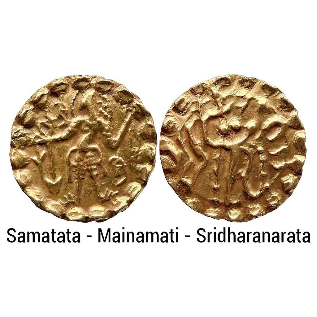 Ancient Samatata Mainamati Region Eastern Bengal Ratas Shridharanarata Gold Dinar