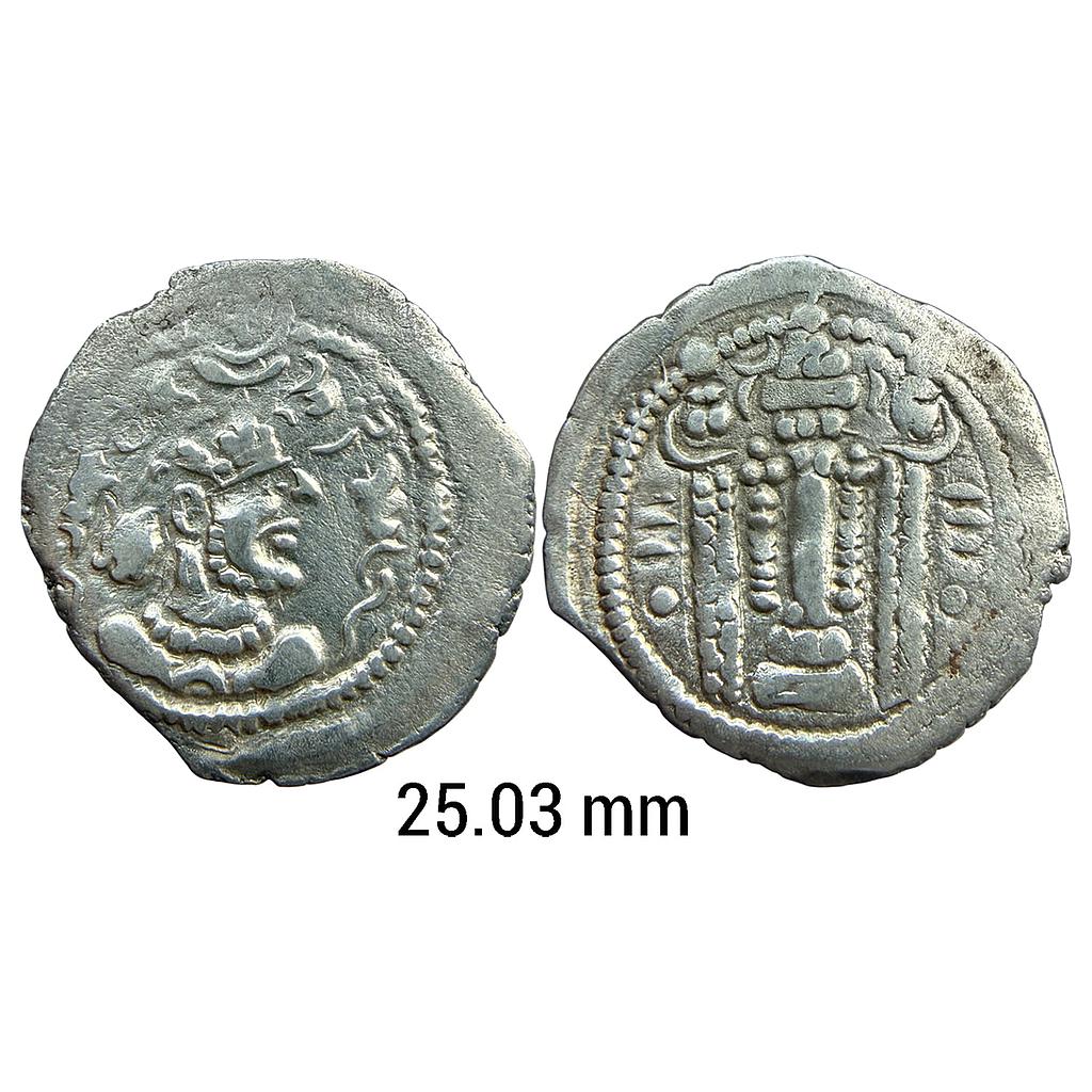Hindu Medieval Indo-Sassanian Series Eastern early type Anonymous Issue Billon Unit