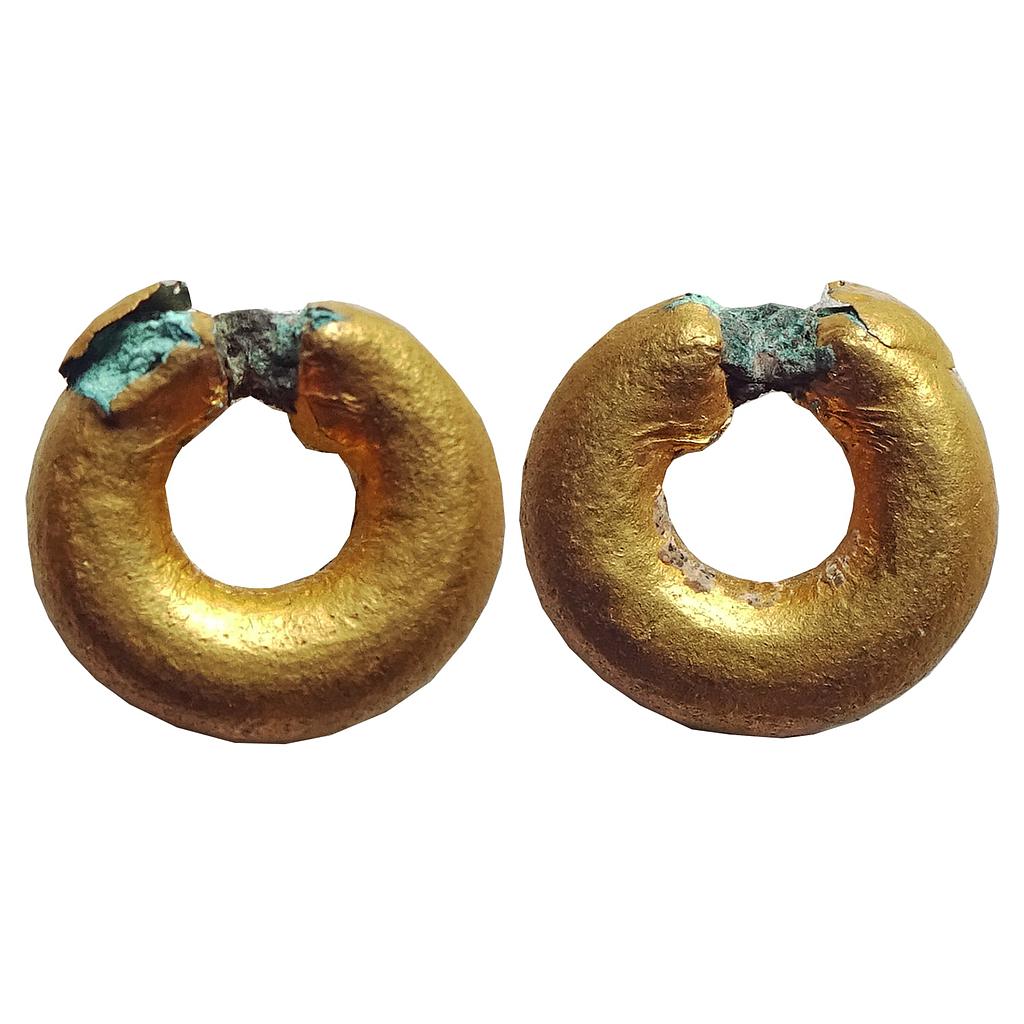 Ancient, Primitive Jewellery/Money, Gold Kundal