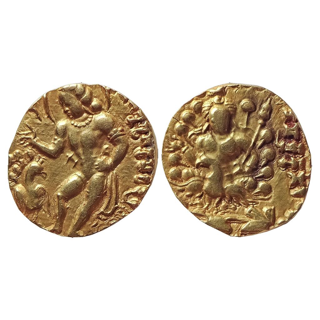 Ancient, Guptas, Kumaragupta I, "Kartikeya type" Gold Dinar