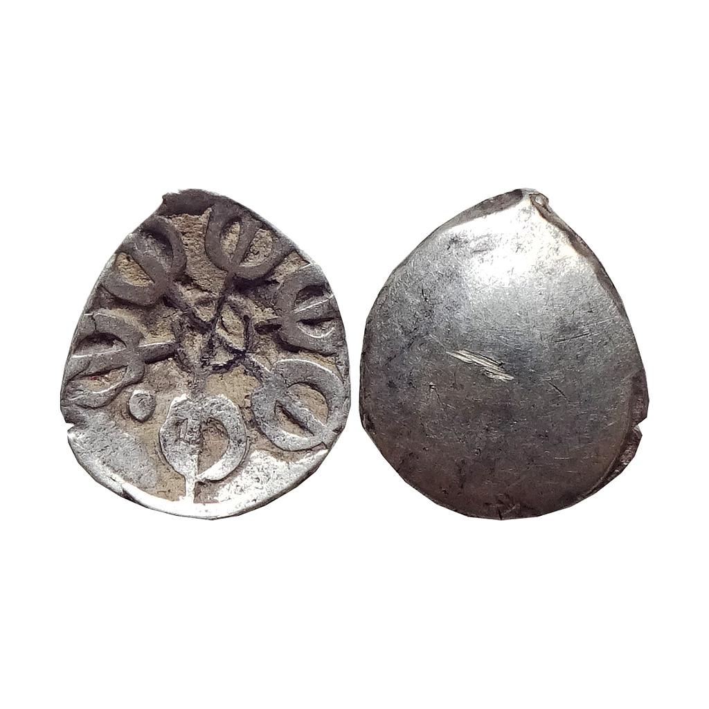 Ancient, Gandhara Janapada, Punch Marked Coinage, Silver &quot;1/2 Shana&quot; or &quot;1/16 Shatamana&quot;