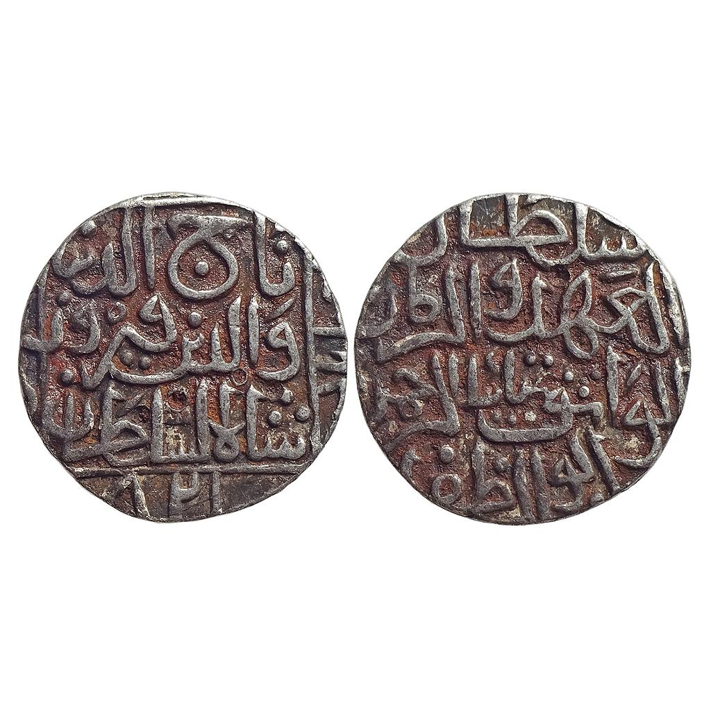 Bahamani Sultan Taj ud din Firuz Hadrat Ahsanabad Mint Silver Tanka