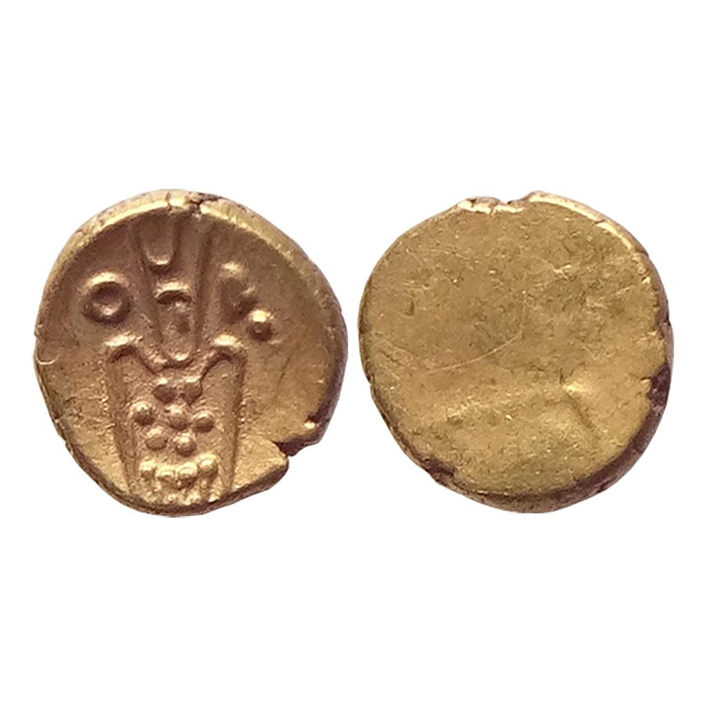 Vira Raya type Anonymous issue Gold Fanam