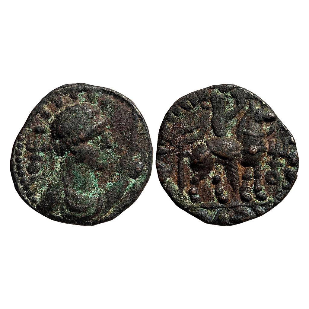 Ancient Soter Megas Copper Drachma