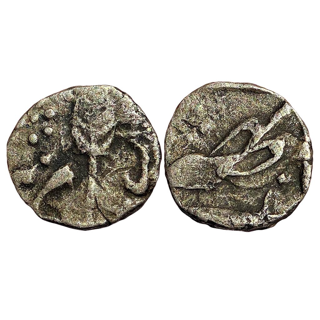 IPS  Kashmir State Second Silver Series Gulab Singh Srinagar Mint Silver 1/16 Rupee