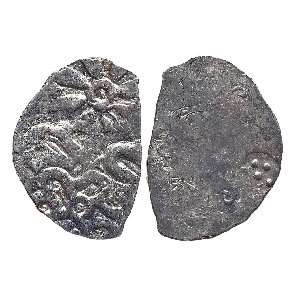 Ancient Punch Marked Coinage Kashi Mahajanapada AABC type Silver Vimshatika