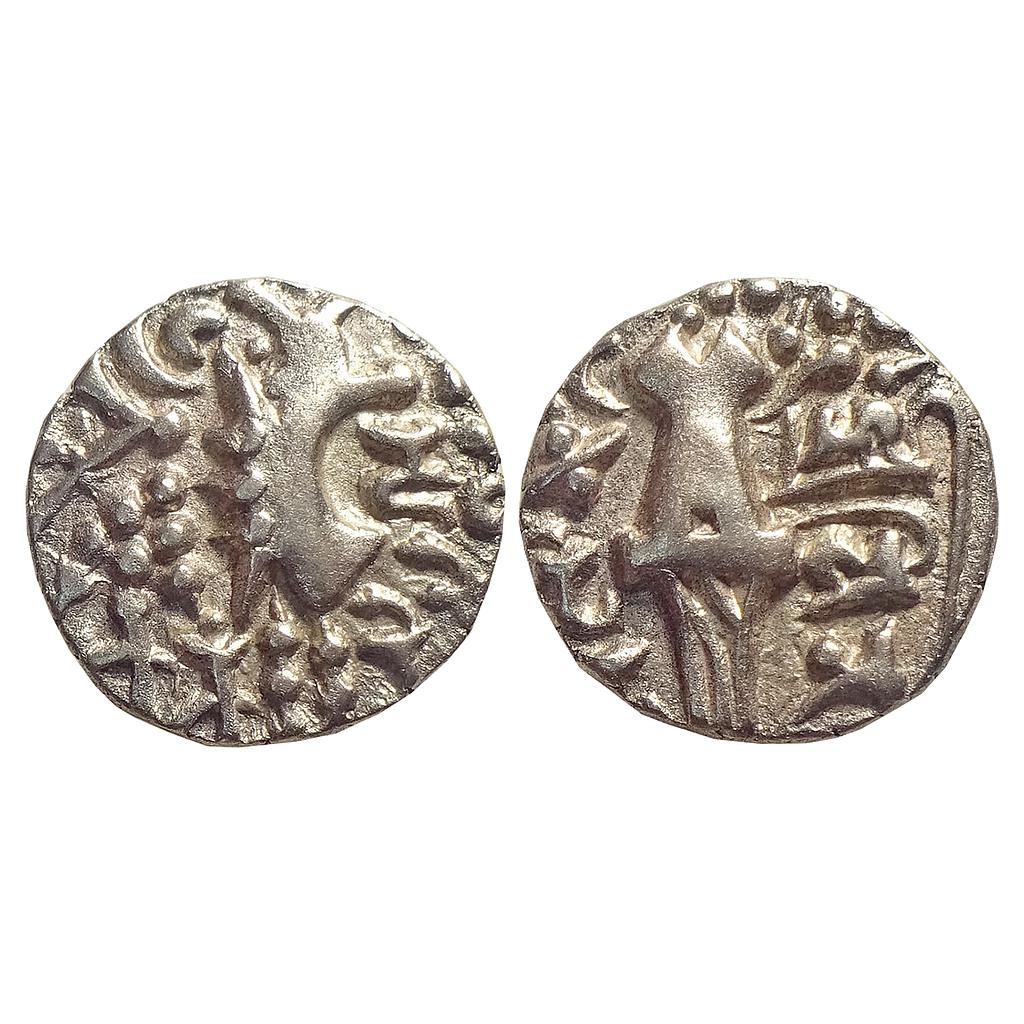 Hindu Medieval Kashmir Karkota Dynasty Vinayaditya Debased Gold Dinara