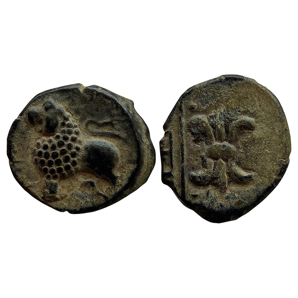 Ancient Western Kshtrapas Kshaharatas Nahapana Lead Unit