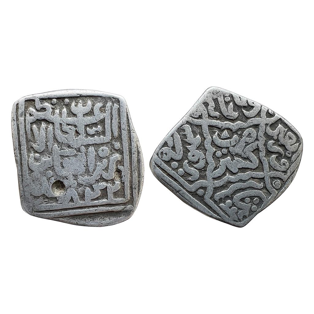 Kashmir Sultan Zain ul-Abidin Kashmir Mint Silver Square Sasnu