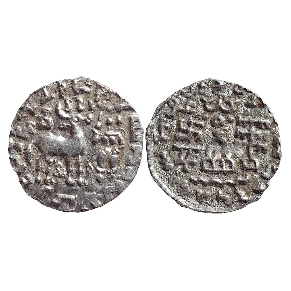 Ancient Kunindas Tribal Republic Amoghabhuti Silver Drachm
