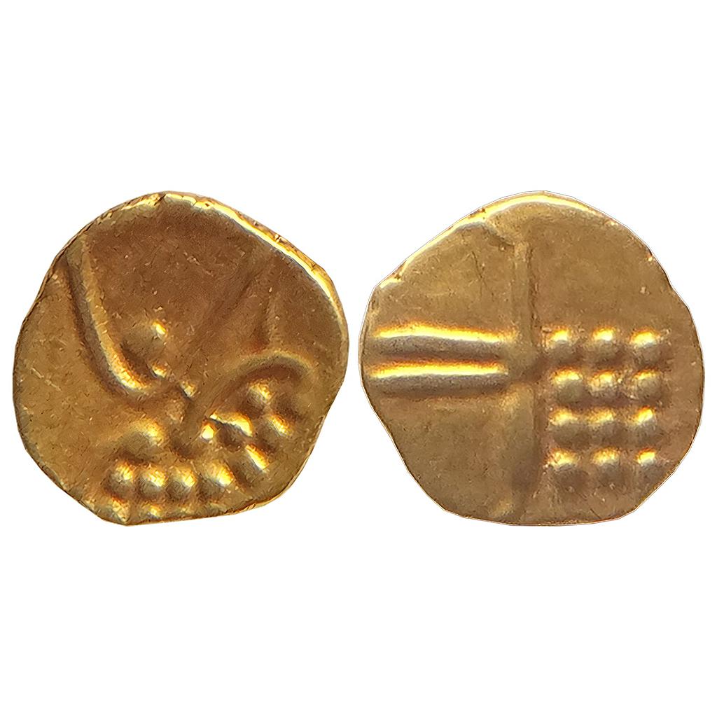 Hoysalas of Dwarasamudra Gold Fanam