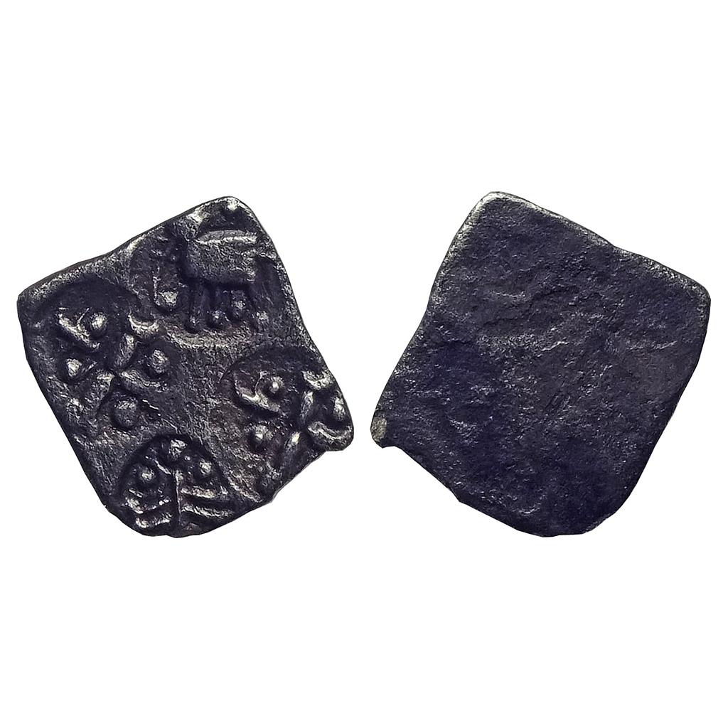Ancient Ashmaka Janapada Godavari Valley Silver &quot;1/2 Karshapana&quot;