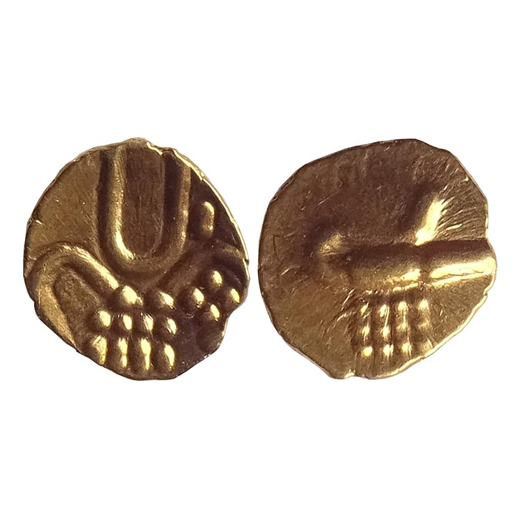 Hoysalas of Dwarasamudra Gold Fanam