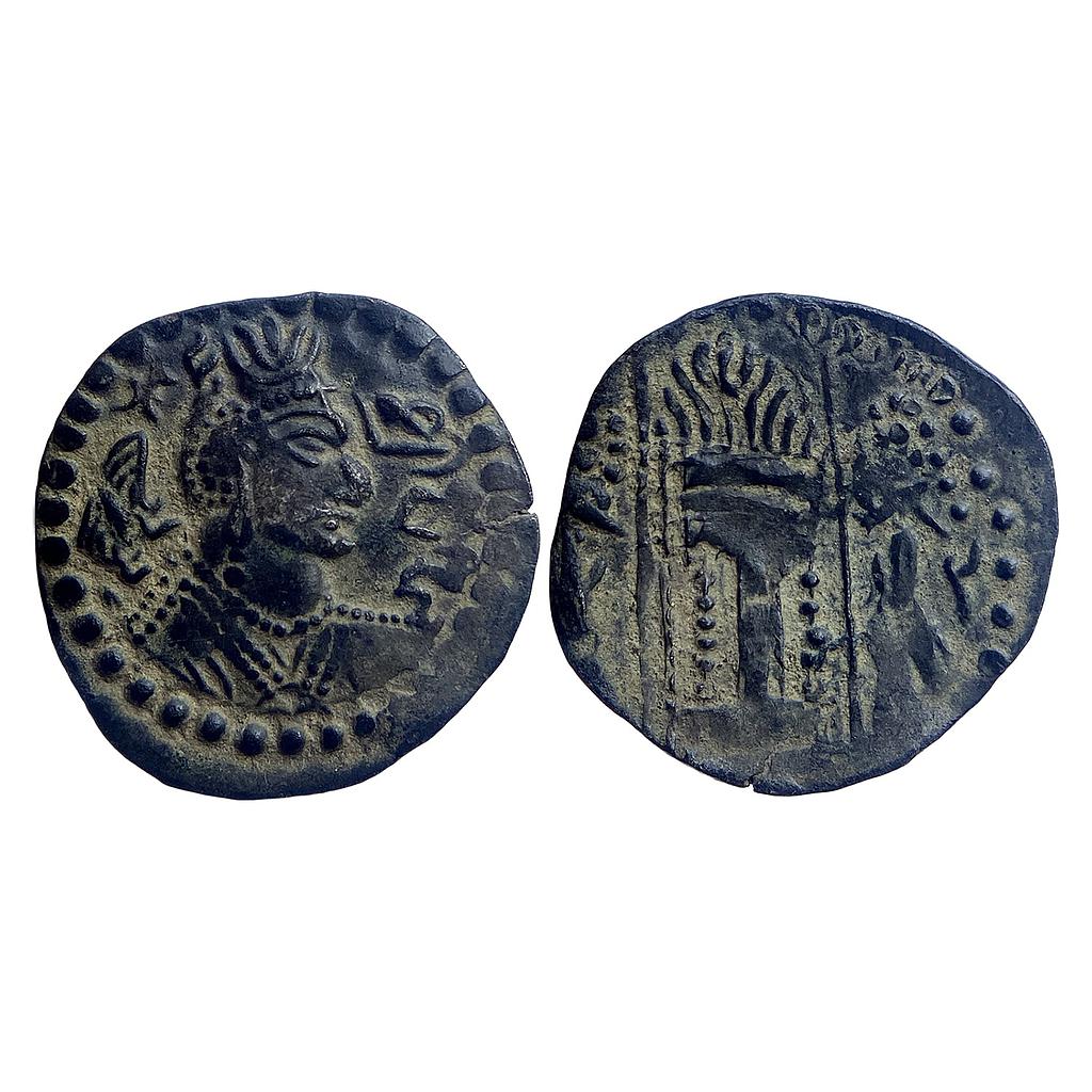 Ancient Kabul region Nezak Huns Shri Shahi Copper Unit