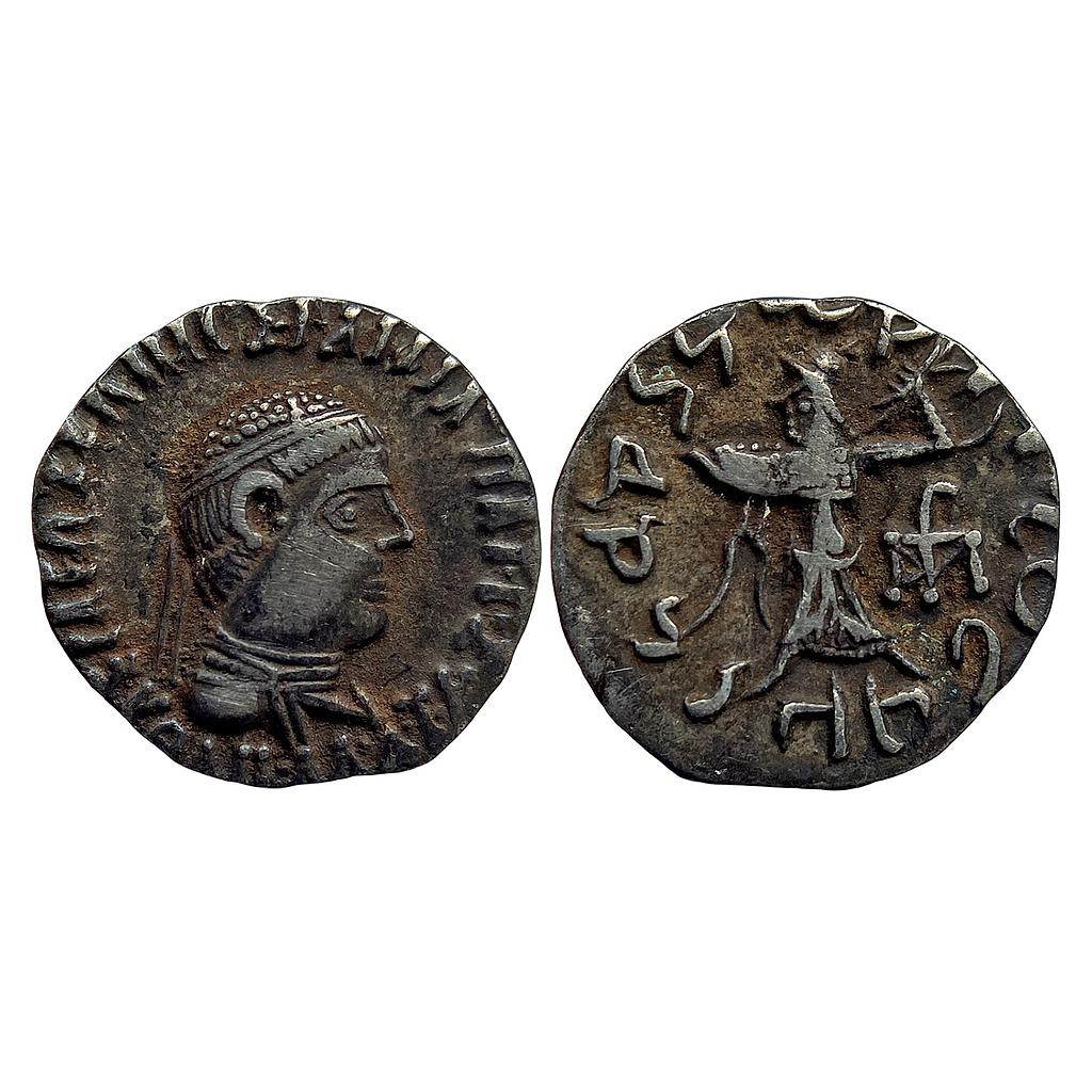 Ancient Indo-Greeks Apollodotus II Silver Drachm