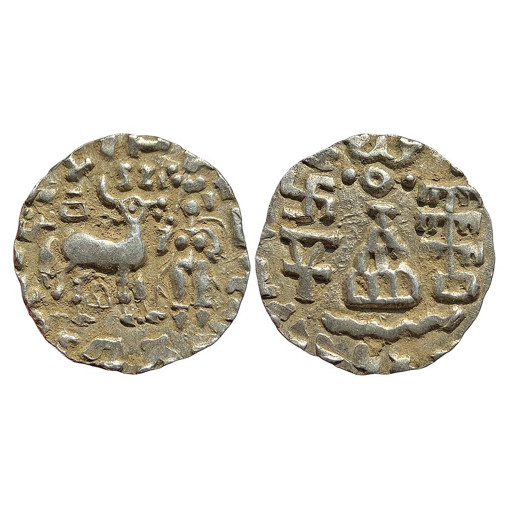 Ancient Kunindas Tribal Republic Amoghabhuti Silver Dramma